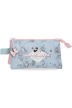 Disney Joumma Bags Minnie American Darling Trousses, bandoulières, et Rose, Organiser et Transporter des Crayons et des stylos, Plusieurs Compartiments., , Trousse