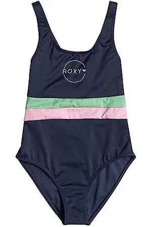 Roxy Fille Ilacabo Active One Piece Maillot De Bain Une Pièce, Naval Academy, 6 Ans EU