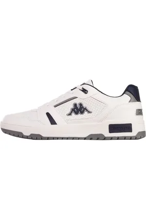 Kappa Mixte Code de Style : 243401 Yeldes Unisexe Basket, Blanc/Bleu Marine, 40 EU