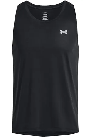 Under Armour Homme UA Launch Singlet, débardeur homme léger, tank top running, débardeur sport au séchage rapide