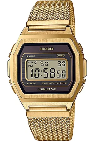 Casio Mixte Analogique-Numérique Quartz Montre avec Bracelet en Acier Inoxydable