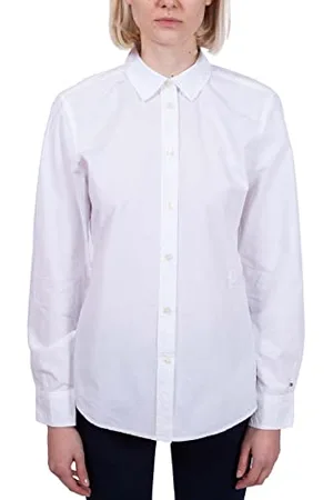 Tommy Hilfiger Monogram CO Regular Shirt LS WW0WW36197 Chemises décontractées, , 32 Femme