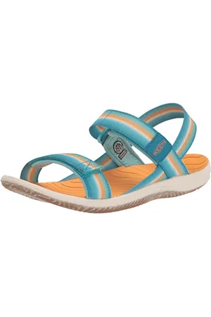 Keen Garçon Unisex Kinder Elle Backstrap Sandales Bride arrière, Ipanema/Iceland Poppy, 24 EU