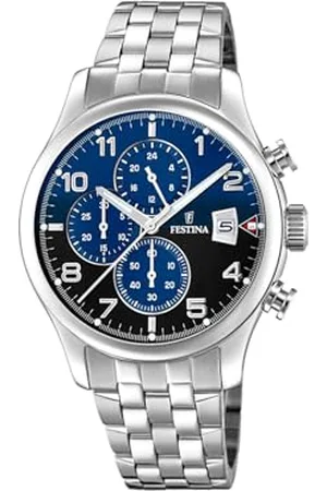 Festina Homme Analogique Quartz Montre avec Bracelet en Acier Inoxydable F20374/8