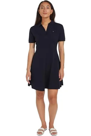 Tommy Hilfiger Robe Polo Femme Rayée, , XXS