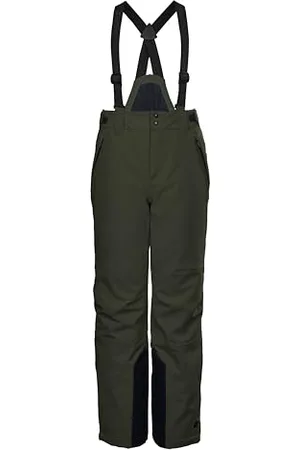 Killtec Garçon Pantalon Fonctionnel/Pantalon de Ski avec Braguette Amovible KSW 79 BYS Ski PNTS, dunkeloliv, 116, 37310-000