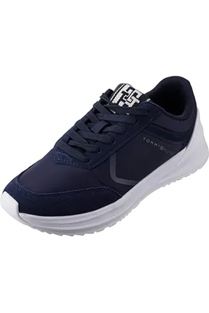 Tommy Hilfiger Baskets De Running Femme Cleated Runner Chaussures De Sport, Bleu (Space Blue), 41 EU