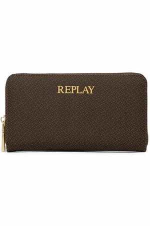 Replay Portefeuille Femme avec Imprimé , Marron (Brown Cocoa + Black 1583), Taille Unique