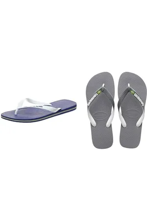 Havaianas Tongs Marine Blue 43/44 EU + Tongs Steel Grey White White 43/44 EU