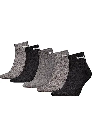 PUMA Short Chaussettes, Anthracit/Gris, 43/46 (Lot de 5) Unisexe