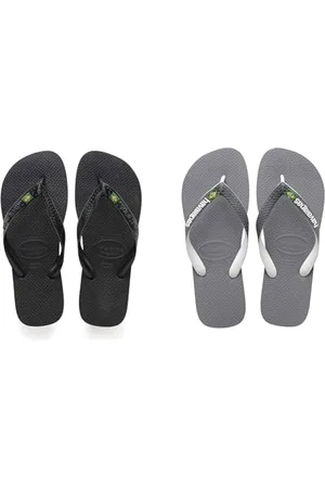Havaianas Tongs Noir 43/44 EU + Tongs Steel Grey White White 43/44 EU