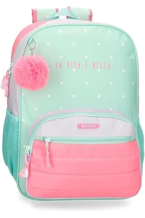 MOVOM La Vita è Bella Sac à dos scolaire 31 x 42 x 13 cm Polyester 16,93 l, , Sac à dos scolaire