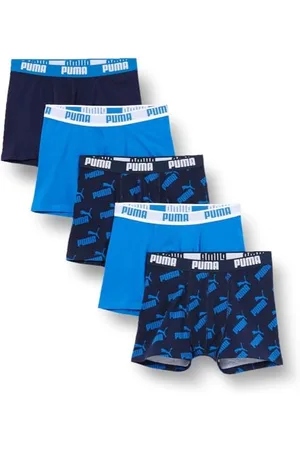 PUMA Boxer sous-vêtement, , 146-152 (Lot de 5) Enfant Unisexe