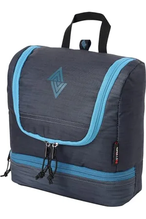Nitro Kit de Voyage - Trousse de Toilette élégante avec Compartiment de Fond supplémentaire - Trousse de Toilette à Suspendre - avec de Nombreux Compartiments de Rangement pour Les Voyages et Le