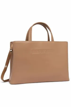 Replay – Sac à Main pour Femme, en Simili Cuir, Beige (Dirty Pale Beige 074), Taille Unique