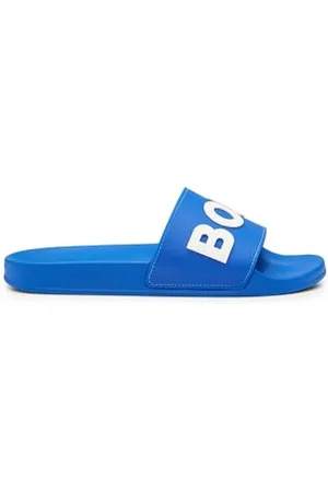 HUGO BOSS Hommes Kirk Slid Mules confectionnées en Italie avec Logo en Relief