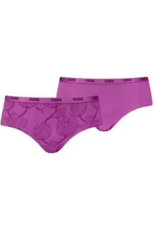 PUMA Hipster sous-vêtement, , XS (Lot de 2) Femme
