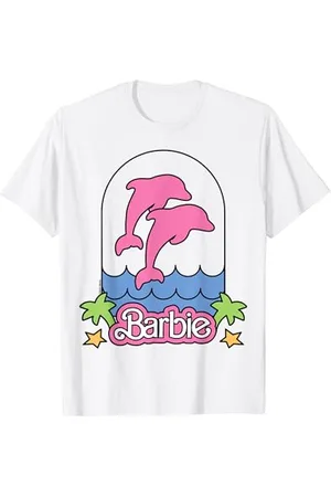 Barbie Logo Dauphins Rose T-Shirt