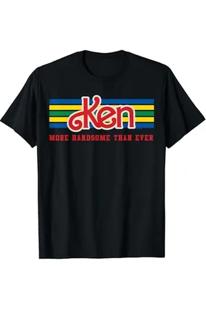Barbie Ken est plus beau que jamais T-Shirt Rayures Classique Unisex Adulte S