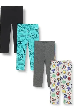 Amazon Disney | Marvel | Star Wars | Frozen | Princess Legging Fille, Lot de 4, , 2 Ans