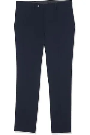 DKNY Suit Pants Pantalon, Bleu Marine uni, 40 W/34 L Homme