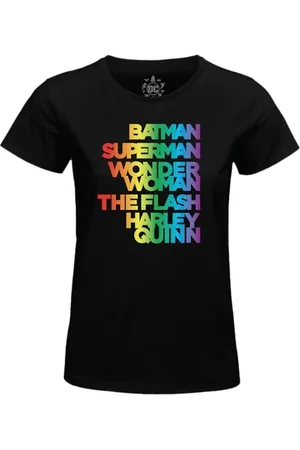 DC Comics Originals « Rainbow » WODCOMITS002 T-Shirt Femme, , Taille L