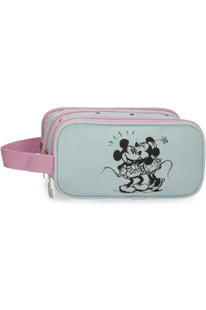 Disney Joumma Kisses M&M Trousse Triple Bleue 22 x 10 x 9 cm Polyester, , Trousse Triple
