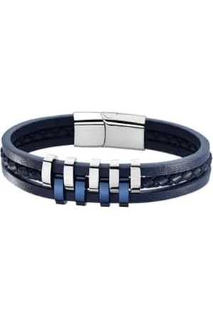 Lotus Style Bracelet Homme Cuir & Acier LS1838-2/2