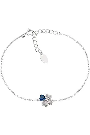 AMEN Bracelet quadricœur en avec zircons