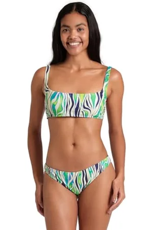 Arena Maillot de Bain 2 pièces Bralette Water Print pour Femmes