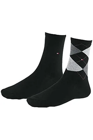 Tommy Hilfiger Chaussettes - 5 Den - Lot de 2 - Femme - - FR: 35 (Taille fabricant: 35/38)