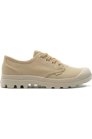 Palladium Pampa Oxford, Basket Homme, WOODLIN/Safari, 43