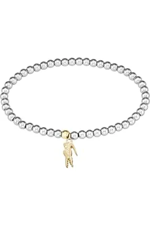 Lacoste Bracelet en perles pour Femme en acier inoxidable - Disponible en version argentée ou dorée