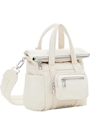 Desigual Bols_Basic Modular, Accessories Nylon Across Body Bag Femmes, Blanc, Taille Unique