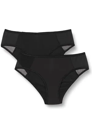 Sloggi Soft Adapt Hipster 2P Femme, Black, S