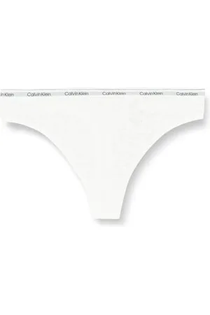 Calvin Klein High Leg Thong 000QD5051E Strings, , XS Femme