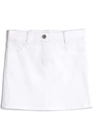 Koton Mini Skirt Pockets Button Detail Cotton Jupe, , 6-7 Ans Filles