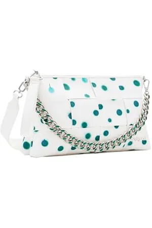 Desigual New Splatter Dortmun, Accessories PU Across Body Bag Femmes, Blanc, Taille Unique