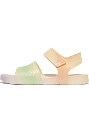 FitFlop IQUSHION Kids Junior Ombre-Pearl B/Strap Sandals, 21 EU
