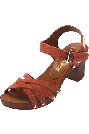 Les Tropéziennes par M Belarbi Femme TOOPAYA Chaussures Ville Sandale Talon Sup 5Cm, , 38 EU