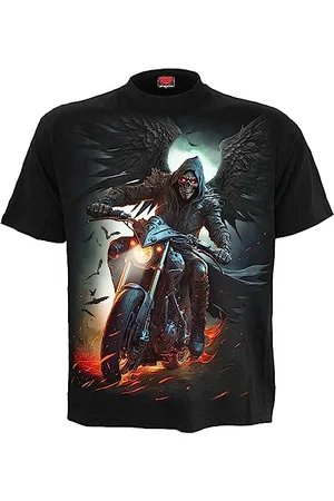 Spiral Night Rider Homme T-Shirt Manches Courtes M 100% Coton Regular/Coupe Standard