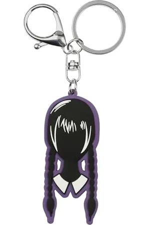 KARACTERMANIA Wednesday Head-Porte-clés, Noir