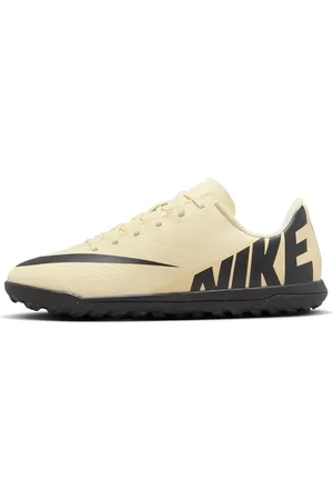 Nike Jr Vapor 15 Club TF Football Soccer Shoe, Lemonade/Black, 38.5 EU
