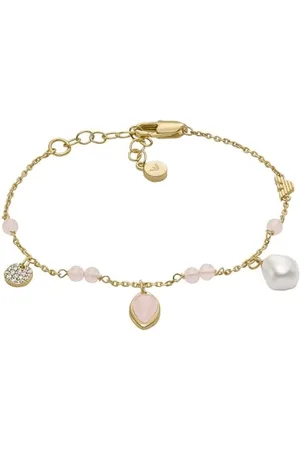 Emporio Armani Bracelet de station en laiton ton or pour femmes, EGS3118710