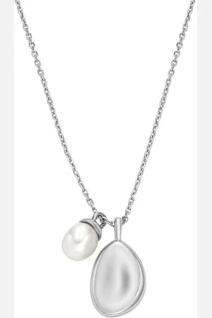 Skagen Collier Pendentif Perle de Culture d