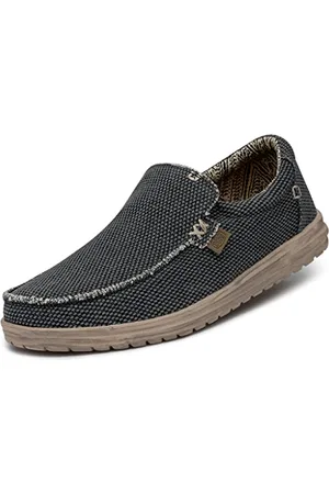 Hey dude Homme Mikka Braided Loafer Shoes, Bleu Profond, 38 EU