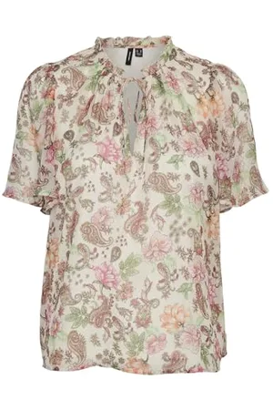 VERO MODA Vmsilo S/S Top WVN Btq, , S Femme