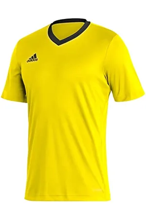 adidas Entrada 22 Jersey (Short Sleeve) Homme, Team Yellow/Black, S