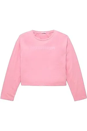 TOM TAILOR 1038962 T-Shirt à Manches Longues pour Enfant, 23807-Sunrise Pink, 16 Ans Fille