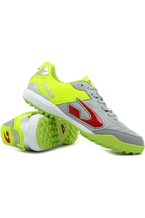 GEMS Viper FX Indoor, Sneaker Homme, Gris/Jaune fluo - 44.5 EU
